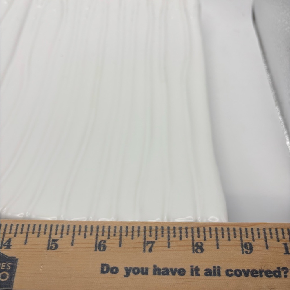 White Asparagus Ceramic Tray/Plate - Picture 7 of 10